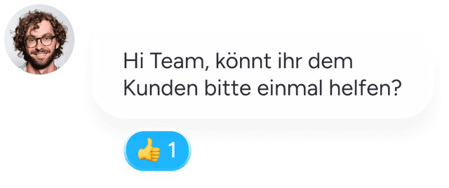 Team chat illustration